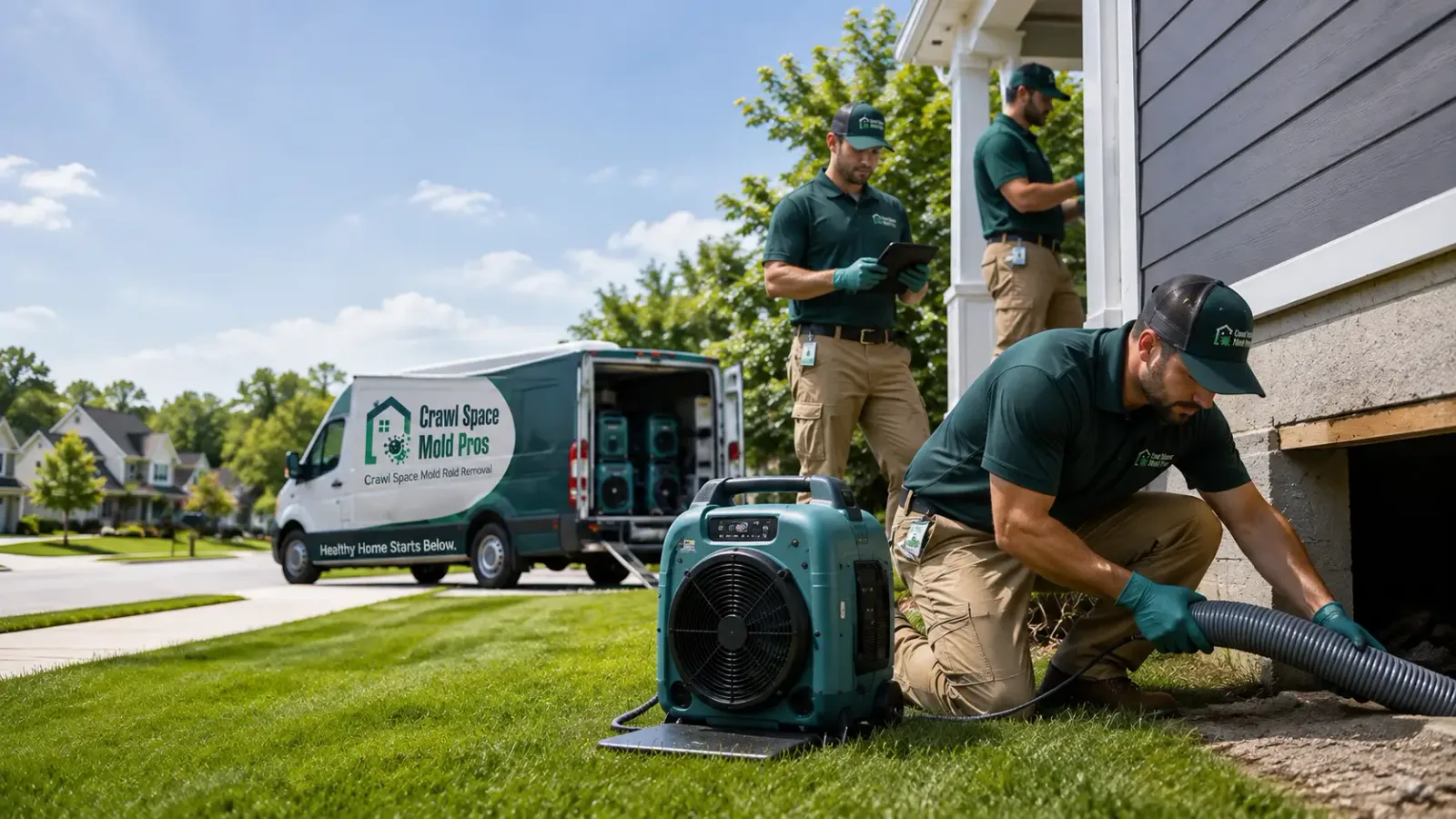 Crawl Space Mold Removal in Greenwood, IN
